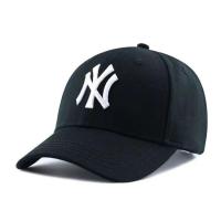 ราคา MLBˉ Official NY MZ Korean version of ny hat female autumn and winter black la baseball cap hard top Yankees fashion all match peaked cap casual sunshade (19755925281)