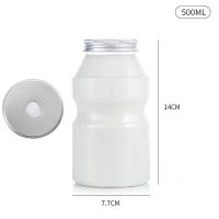 ราคา Intuilao ขวดนมขวดน้ำน่ารักถังพลาสติกชาเครื่องดื่มถ้วยถ้วยใส่น้ำพกพา (18798896113)