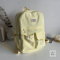 ราคา กระเป๋าเป้สะพายหลังคอมพิวเตอร์ กระเป๋าเป้สะพายหลังสาววาฟเฟิลดั้งเดิมกระเป๋าคอมพิวเตอร์นักเรียนมัธยมปลายกระเป๋านักเรียน Mori กระเป๋าเป้เดินทางแคมปัส (17318896971)