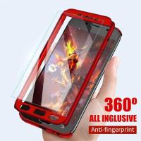 ราคา สำหรับ Samsung Galaxy A3 A5 A7 2016 2017 A7 A9 A6 A8 PLUS 2018 Case 360 องศาเต็มรูปแบบ Hard PC 3 ใน 1 เคสป้องกันฝาครอบ กระจกเทมเปอร์ปกป้องหน้าจอ คุณภาพดีที่สุดในสต็อก (794588121)