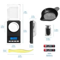 ราคา Digital Milligram Pocket Scales 0 001g x 50g Electronic Weighing Scales for Jewelry Coins Reload and Kitchen Gram Scale (12953955747)