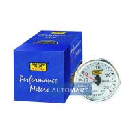 ราคา MOTOR METER เกจ์วัดบูสท์ 2 หน้าขาวเลนส์นูน 7สี จำนวน 1 ตัว (4516610122)