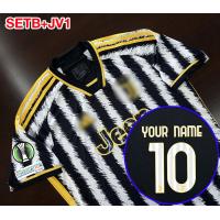 ราคา เสื้อฟุตบอล เสื้อฟุตบอลสโมสรทีม ยูเวนตุส เหย้า 23 24 AA0003 เกรดแฟนบอล ทำชื่อเบอร์ได้ ไซส์ยุโรป XS 4XL (20533362407)