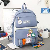 ราคา Hot Sale four piece student schoolbag female primary school junior high backpack college (19803624483)