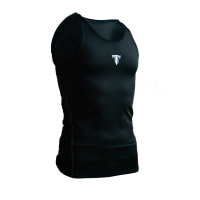 ราคา เสื้อรัดกล้ามเนื้อ เสื้อกล้าม สีดำ THATA Cool Compression Vest เสื้อกล้ามบอดี้ฟิต เสื้อรัดรูป Body fit ชุดรัดกล้ามเนื้อ (17442958456)