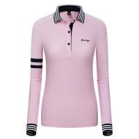 ราคา Korean Titleist FootJoy J LINDEBERG จัดส่งฟรีผลิตภัณฑ์ใหม่ในฤดูใบไม้ผลิ T48 เสื้อผ้ากอล์ฟเสื้อยืดแขนยาวผู้หญิง ชุดกระโปรงกีฬา (20216098962)