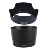 ราคา 2 Pcs Lens Hood Camera Lens Hood for Canon EF S 1 Pcs EW 63C EW63C 18 55Mm F 3 5 5 6 IS STM Lens Hood 1 Pcs ET 63 55 250Mm F4 5 6 IS Lens Hood (20039780524)