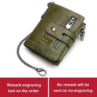 ราคา ฟรีแกะสลัก100 กระเป๋าหนังแท้สำหรับผู้ชายกระเป๋าใส่เหรียญกระเป๋าใส่บัตรขนาดเล็กกระเป๋าใส่เอกสารของบุรุษ BP829 (11014625481)