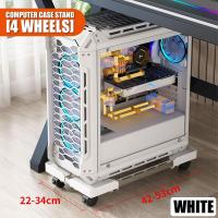 ราคา ขาตั้ง CPU แบบปรับได้สำหรับเคสคอมพิวเตอร์พีซีขายึดเดสก์ท็อปเมนเฟรมชั้นวางของพร้อมเบรคพร้อมล้อเลื่อน 4 6 (20479098249)