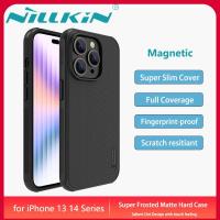 ราคา Nillkin เคส เคสโทรศัพท์ Apple iPhone 13 14 Pro Max Plus Phone Case MagSafe Super Frosted Pro Back Cover Casing (16288001749)
