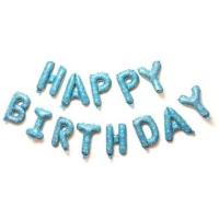 ราคา ลูกโป่งวันเกิด Happy Birthday ลูกโป้งอักษร HAPPY BIRTHDAY SET13 ตัว ขนาด16นิ้ว (20626484430)