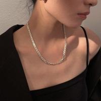 ราคา Popular 925 Sterling Silver Geometric Shape Necklace Simple Charm Choker Birthday Party Gift Fine Jewelry For Women Free Shippin (19992940582)
