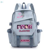 ราคา Black กระเป๋าเป้สะพายหลัง กระเป๋านักเรียน พิมพ์ลายหมึก Jin Zhini Lisa สําหรับผู้หญิง pink (19909585038)