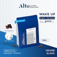ราคา Alto Coffee เมล็ดกาแฟ คั่วกลางค่อนเข้ม Wake Up Blend 200g (9208723173)