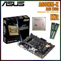 ราคา A68 Motherboard Kit AMD A10 Set A68HM K A10 7700 DDR3 4G 2 Motherboard CPU Frequency 3 4GHz Quad core HT 2000MHz 95W (18507086364)