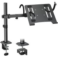 ราคา MOUNTUP Single Laptop Desk Mount with Tray for 13 27 inch Computer Screen Adjustable Laptop Desk Arm for Laptop Notebook up to 17 Weight up to 19 8 lbs Grommet Clamp on Laptop Stand MU4001 Single Moni