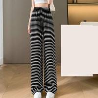 ราคา พร้อมส่ง กางเกงขายาวลายทาง กางเกงขายาวลายขาวดำ ขนาดฟรีไซส์ ผ้านิ่มเด้งทรงสวย ใส่สบาย PR 8 SUNBALEE (21255397355)