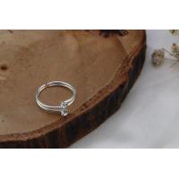 ราคา Silver thai Jewelry แหวนนิ้วเท้าเงินแท้925 ประดับเพชร CZ ดีไซน์เรียบหรู 925 sterling silver toe ring decorated with CZ diamonds simple and elegant design (21226447572)