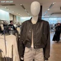 ราคา Zaraซีอิ๊ว ZAURA เสื้อโค้ทแจ็คเก็ตหนังแบบสั้นหนังเทียมคอตั้งสำหรับผู้หญิงใหม่ฤดูใบไม้ผลิ2023ยุโรปและอเมริกา4341731 (20582756174)