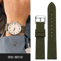 ราคา Canvas Nylon Strap Substitute For Omega Longines IWC Midor Tudor Rolex Mens Leather Watch Chain 20Mm OCT (20575624153)