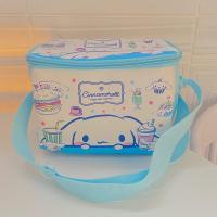 ราคา Sanrio อนิเมะ Hello Kitty Bento กระเป๋าฉนวนความร้อนใส่กล่องข้าวน่ารัก Cinnamoroll Kuromi กล่องใส่ของเอนกประสงค์ PU กระเป๋ากล่องอาหารกลางวันกันน้ำ (20239462588)