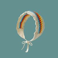 ราคา ผ้าโพกหัวโครเชต์วินเทจสำหรับผู้หญิงผ้าพันคอที่คาดผมแบบผ้าถักลายดอกไม้ที่คาดผมเครื่องประดับผมวันหยุดสไตล์โบฮีเมียน (20209252858)