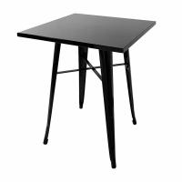 ราคา Meymey Mall DELICATO โต๊ะเหล็ก รุ่น EKONE ขนาด 60 60 75 ซม สีดำ ถูกจริงไม่จกตา (19699195759)