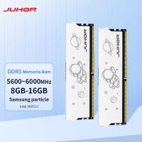 ราคา Juhor memoria RAM DDR5เดสก์ท็อป RAM DDR5 16GB 32GB 5600MHz 6000 6400MHz DIMM XMP หน่วยความจำ RAM DDR5สำหรับเดสก์ท็อป (19623788515)