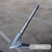 ราคา 12ซม เสาอากาศรถยนต์วิทยุสัญญาณเสาอากาศคาร์บอนเสาอากาศติดหลังคา AM FM รถเสาอากาศติดหลังคาสำหรับ Toyota RAV4 Yaris Aygo Land Cruiser PRADO CHR ออริสอเวนซิส Hilux สูง (17204636074)