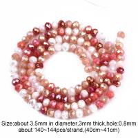 ราคา Beebeecraft 1 Strands Faceted Electroplate Glass Rondelle Beads Pearl Luster Plated Tiny Loose Spacer Beads for Craft Jewelry Necklace Bracelet Making (16617949202)