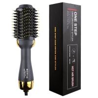 ราคา 1000W One Step Hair Dryer Volumizer Hot Air Brush Styler Negative Ion Generator Hair Straightener Curler for Woman (14060196686)