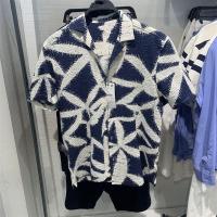 ราคา Zaraโฮมเมดเวิร์ช4418400ผู้ชายเสื้อเชิ๊ตแขนสั้นพิมพ์ลาย020 (20346350690)