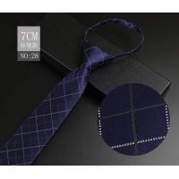 ราคา 7CM Men 39s Fashion Lazy Zipper Pre tied Neck Ties Paisley Floral Plaid Striped Dots Ties Gentleman Party Dress Wedding Necktie (17995396969)