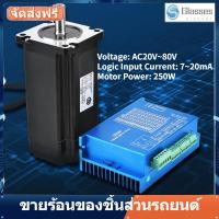 ราคา มอเตอร์ไฟฟ้า HSS86 Hybrid Servo Driver Nema 34 Stepper Motor NEMA34 Closed Loop High Speed Stepper Servo Motor 12N M 0 3000RPM intl (9425436728)