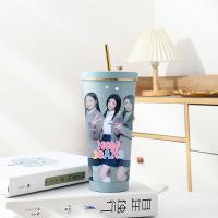 ราคา แก้วสแตนเลส 17oz 500ml สกรีนลาย นิวจีนส์ NewJeans Stainless water bottle with straw แก้วเยติ แก้วเก็บความเย็นพร้อมหลอด ถ้วย (20388776798)