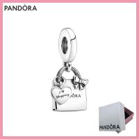 ราคา สินค้าปลอดภาษี ของแท้ PANDORA S925 เครื่องประดับเงินสเตอร์ลิงผู้หญิงของขวัญ 799536C00 Pandora Shopping Bag Dangle Charm (21174838651)