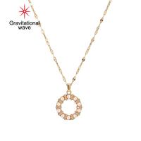 ราคา สร้อยคอจิวเวลรี่เกลียวคลื่นสำหรับผู้หญิงแหวนกลวงมุกเทียมปรับหรูหราสง่างามได้ลดอาการแพ้สร้อยกระดูกไหปลาร้าสำหรับเด็กผู้หญิงของขวัญเครื่องประดับแฟชั่น (20072113988)