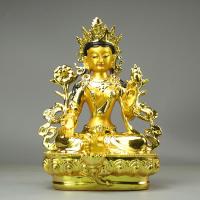 ราคา รูปปั้นพระนางตาราสีเขียวแห่งพระพุทธศาสนารูปปั้นพระโพธิสัตว์พระบฏของตกแต่งบ้านที่เงียบสงบ Xie Zhaocai Tibetan Tantric (20568481973)