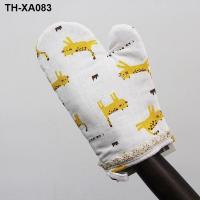 ราคา ถุงมือไมโครเวฟ ลายการ์ตูน ลายแมว ขอบเตาอบ ถุงมือกันความร้อนกันน้ำร้อนลวก (19587641671)