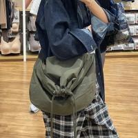 ราคา COD jfdss 2023uniqlo Sling Bag Drawstring Messenger bag rumah Shoulder Handbag Men Women Tote Versatile Casual Commuter Nylon Tote Bag (20365527196)