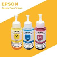 ราคา EPSON 664 หมึกแท้ 100 ไม่มีกล่อง ใช้กับเอปสันรุ่น L120 L360 L121 L310 L405 L1300 130 110 L11 (18690113312)