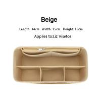 ราคา Felt ใส่กระเป๋าสำหรับ MCM Liz Visetos Tote กระเป๋าเครื่องสำอางกระเป๋าถือ Shaper Shopper กระเป๋าแต่งหน้า Travel กระเป๋าด้านใน (17166804566)