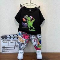 ราคา DM ชุดทหารเด็กชาย ฤดูร้อนสไตล์ใหม่เด็กชาย 4 12 ปีแขนสั้นหล่อเครื่องแบบลายพราง (10594954176)