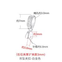 ราคา ตะขอจี้เงินแท้ S925ตะขอจี้หยกตะขอทอง18K ตะขอจี้หยกเขียวตะขอจี้สร้อยคอตะขอเงินอุปกรณ์เสริม DIY (20731968149)