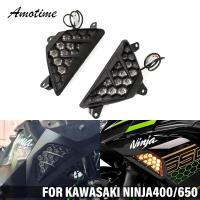 ราคา สำหรับ Kawasaki Ninja400ใหม่ตัวชี้วัดสัญญาณเลี้ยว LED รถจักรยานยนต์สำหรับ Kawasaki NINJA 300 400 650 1000 ZX 6R Ninja400 Ninja650 (18989074629)