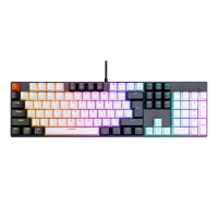ราคา ประกัน 1ปี EGA K103 Lite Keyscaps 104 key Anti Ghosting 25 key mini RGB คีย์บอร์ด Full 104 คีย์มินิอาจีบี HITECHUBON (18925382507)