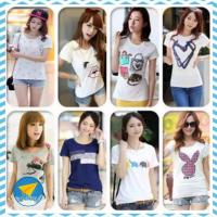 ราคา Avionshop 10 ตัว เสื้อยืด เสื้อยืดผู้หญิง แขนสั้น แบบสุ่มลาย เลือกลายไม่ได้ ทางร้านคละลายไปให้ สุ่มเสื้อยืด ขนาดฟรีไซส์ คละสี คละลาย (18642708785)