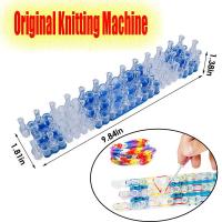 ราคา Original Knitting Machine Weave Rubber Bands Loom Lacing DIY Handmade Weaving Tool Braided Bracelet Kids Toy for Children Girls Knitting Crochet (19848598482)