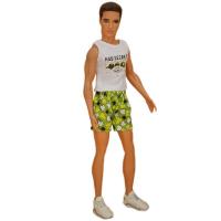 ราคา เสื้อผ้าตุ๊กตา1 6หลากสีสำหรับชุดตุ๊กตาเด็กผู้ชายเคนเสื้อยืดมีฮู้ดกางเกงกางเกงสำหรับแฟนตุ๊กตาบาร์บี้ (19665745952)