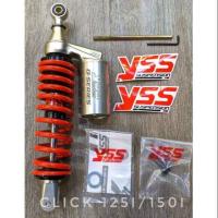 ราคา โช๊คอัพหลัง YSS G Plus Honda Click125i 150i สปริงแดง เงิน ของแท้มีรับประกัน 100 (19579182272)